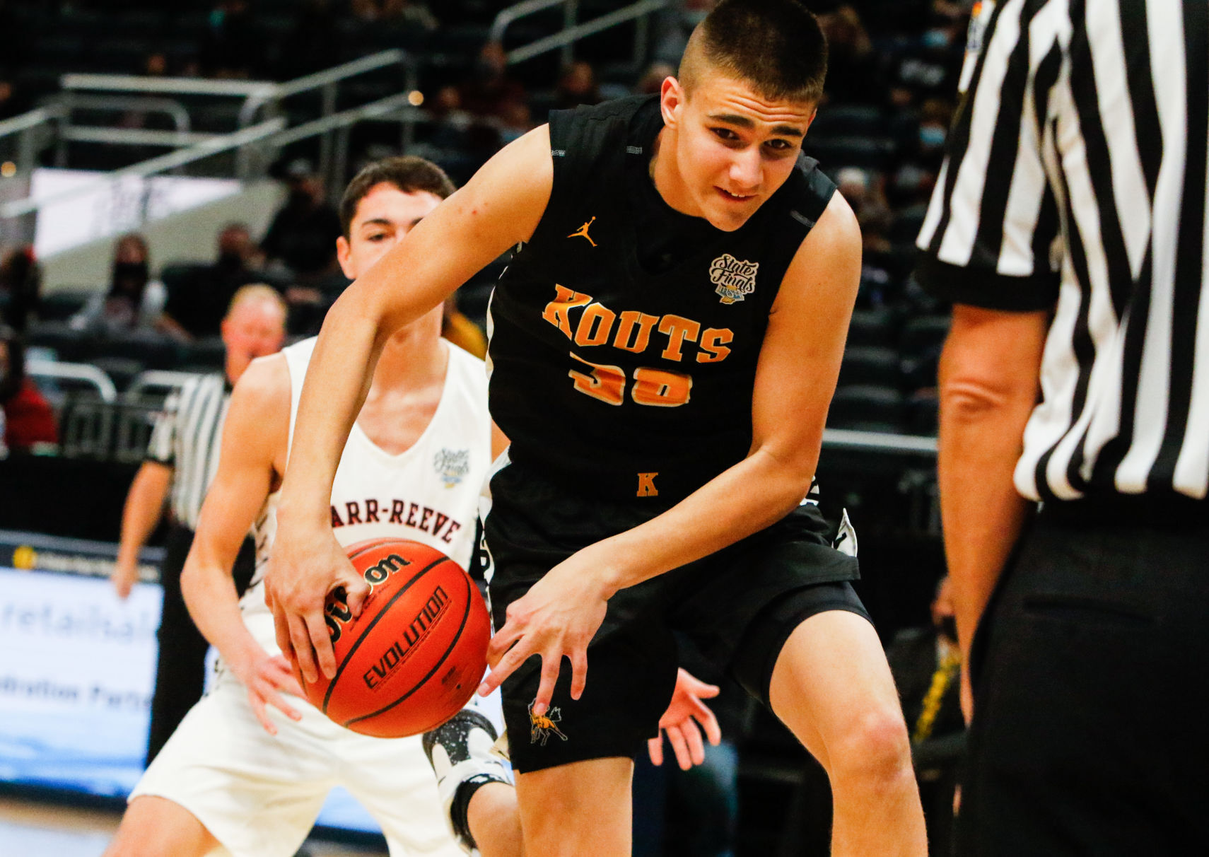 Gallery: Class A boys basketball state final: Kouts vs. Barr-Reeve